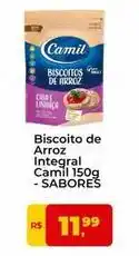 Tonin Superatacado Camil - biscoito de arroz integral oferta