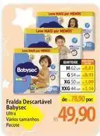 Atacadão Babysec - fralda descartável oferta