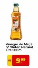 Tonin Superatacado Natural - vinagre de maçã s/ glúten life oferta