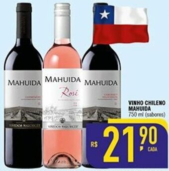 Vinho Chileno Mahuida 750ml