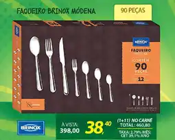Lojas Cem Faqueiro brinox modena oferta