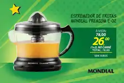 Lojas Cem Espremedor de frutas mondial premium e-02 oferta