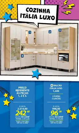 Lojas Cem Cozinha itália luxo oferta