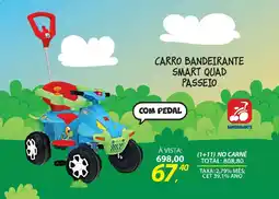 Lojas Cem Carro bandeirante smart quad passeio oferta