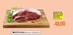 Atacadão Recanto - carne de sol bovino coxíq duro reserva oferta