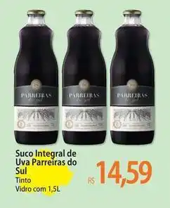 Atacadão Sul - suco integral de uva parreiras do oferta