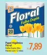 Atacadão Floral - papel higiênico oferta