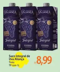 Atacadão Aliança - suco integral de uva oferta