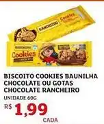 Assaí Atacadista Rancheiro - biscoito cookies baunilha chocolate ou gotas chocolate oferta