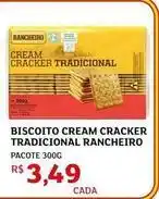 Assaí Atacadista Rancheiro - biscoito cream cracker tradicional oferta