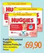Atacadão Huggies - fralda descartável máxima proteção oferta