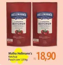 Atacadão Hellmann's - molho ketchup pouch oferta