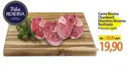 Atacadão Friboi - carne bovina chanbaril diafrino reserva resfriada oferta