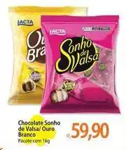 Atacadão Lacta - chocolate de valsa/ouro oferta