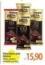 Atacadão Lacta - chocolate intense oferta