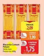 Atacadão Petyan - macarrão comum oferta