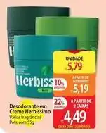Atacadão Herbissimo - desodorante em creme oferta
