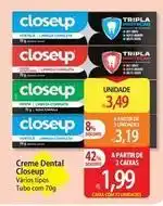 Atacadão Close up - creme dental oferta