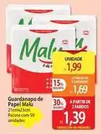 Atacadão Malu - guardanapo de papel oferta