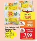 Atacadão Bio - prato descartável biodegradável oferta