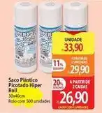 Atacadão Hiper - saco plástico picotado hiper roll oferta