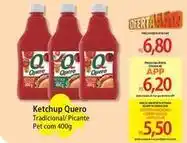 Atacadão Quero - ketchup tradicional oferta