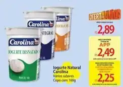 Atacadão Santa carolina - iogurte natural oferta