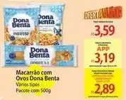 Atacadão Dona benta - macarrão com ovos oferta