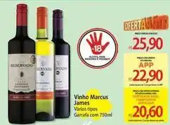 Atacadão James - vinho marcus oferta