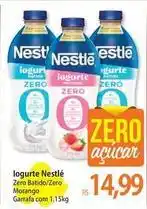 Atacadão Nestlé - iogurte zero batido/zero morango garrafa com 1.15kg oferta