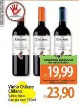 Atacadão Chilano - vinho chileno oferta