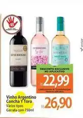 Atacadão Concha y toro - vinho argentino oferta