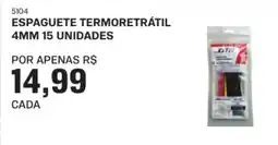 AutoZone Espaguete termoretrátil 4mm oferta