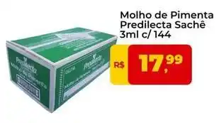 Predilecta - molho de pimenta sachê