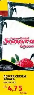 Assaí Atacadista Sonora - açúcar cristal oferta