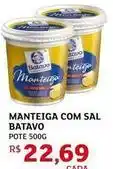 Assaí Atacadista Batavo - manteiga com sal oferta