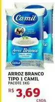 Assaí Atacadista Camil - arroz branco tipo 1 oferta