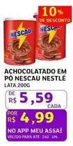 Assaí Atacadista Nestlé - achocolatado em po nescau oferta