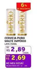 Assaí Atacadista Imperio - cerveja puro malte oferta