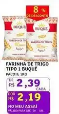 Assaí Atacadista Buquê - farinha de trigo tipo 1 oferta