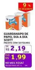 Assaí Atacadista Scott - guardanapo de papel a dia oferta