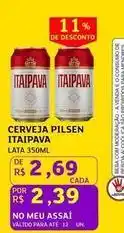 Assaí Atacadista Itaipava - cerveja pilsen oferta