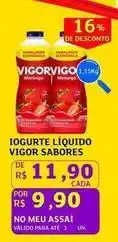 Assaí Atacadista Vigor - iogurte liquido oferta