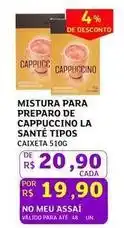 Assaí Atacadista Mistura para preparo de cappucino la santé tipos oferta