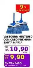 Assaí Atacadista Santa maria - vassoura multiuso com cabo premium oferta