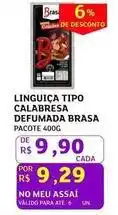 Assaí Atacadista Pura brasa - linguiça tipo calabresa defumada oferta