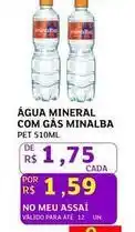 Assaí Atacadista Minalba - água mineral com gas oferta
