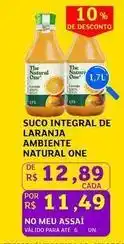 Assaí Atacadista Natural one - suco integral laranja ambiente oferta