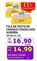 Assaí Atacadista Aurora - filé de peito de frango congelado oferta