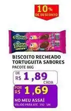 Assaí Atacadista Sabores - biscoito recheado tortuguita oferta